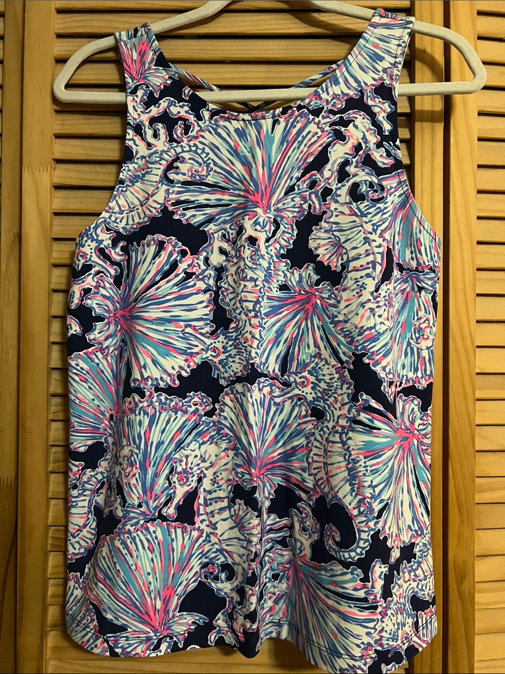 Lilly Pulitzer Kristen Tank in Shells Bells Print